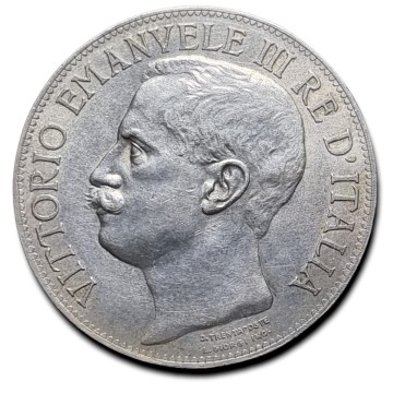 Regno d'Italia 5 lire 1911...