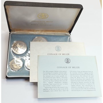 Belize Coin Set Argento...