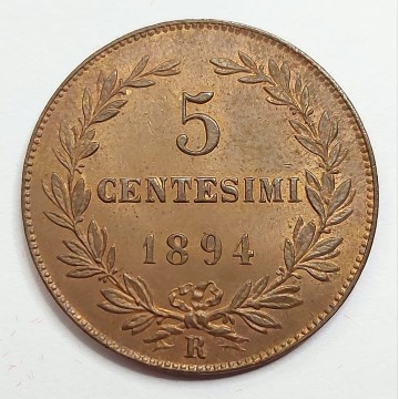 San Marino 5 centesimi 1894...