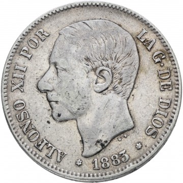 Spagna España Alfonso XII 5...