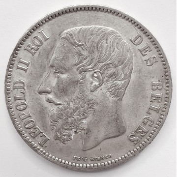 Belgio 5 franchi 1870 buona...