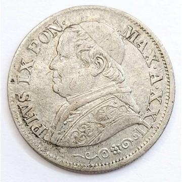 Roma Pio IX 10 soldi 1867...