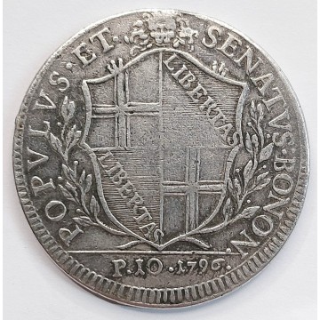 Bologna scudo 10 paoli 1796...